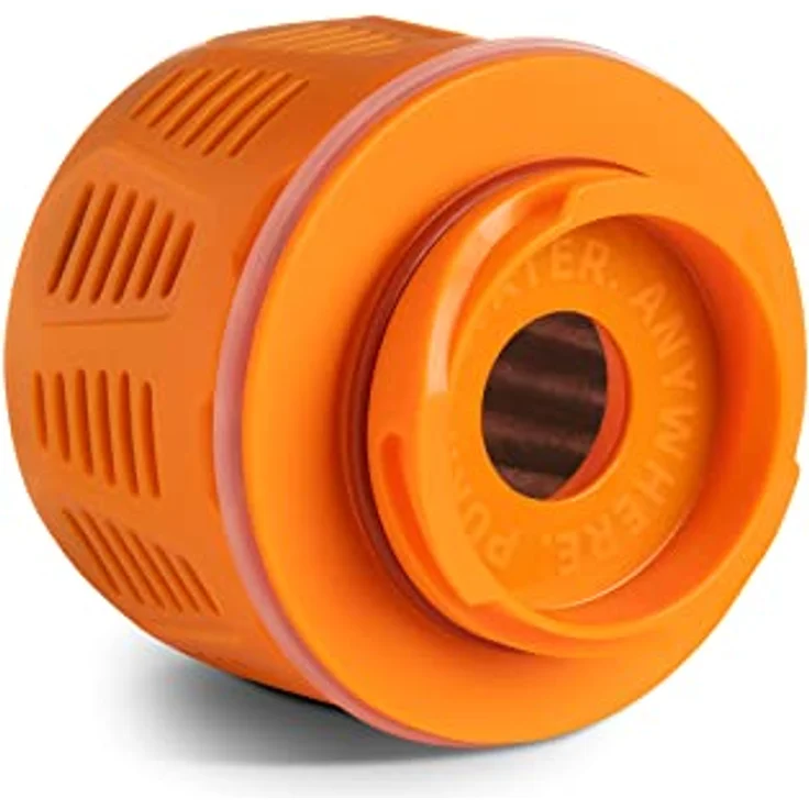 GRAYL - GeoPress Replacement Kartusche Wasserfilterflasche Ersatzfilter, Orange - kompatibel mit One-Way-Valve – Bild 2