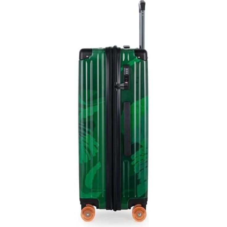 Hauptstadtkoffer Q-Damm 3er Kofferset, Handgepäck 54 cm + mittelgroßer Koffer 68 cm + großer Reisekoffer 78 cm, Hartschale ABS, TSA, Design Floral – Bild 3