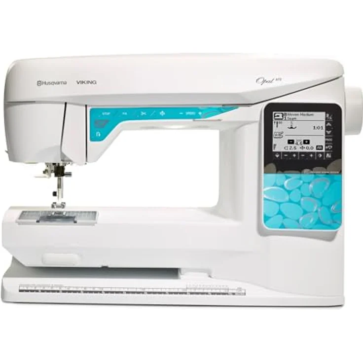 Husqvarna Viking Opal 670 Computer  Computer-Nähmaschine, weiß - Preisvergleich – Bild 1