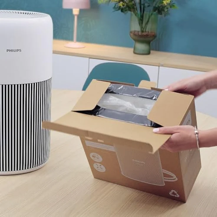 PHILIPS PureProtect Ersatzfilter FY2200/30 für Luftreiniger 2200 Series, HEPA-Filter mit dreischichtigem Filtersystem für ultrafeine Partikel, langlebig bis 3 Jahre – Bild 8