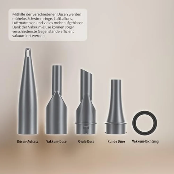 Genius Invictus One Table Deluxe-Set 14-TLG.tragbarer Auto Handstaubsauger 2in1 Luftpumpe Luftgebläse für Tisch Desktop PC Tierhaare, Laufzeit bis 30 Min., HEPA Filter – Bild 4
