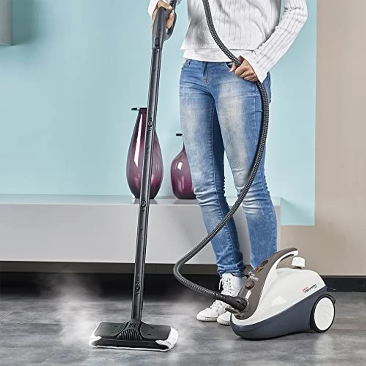 POLTI PTEU0267 Vaporetto Smart 30 S, maximal Druck 3 bar, Dampfausstoss bis zu 85 g-min, Anzeigesignal: Druck bereit, schwarz - weiss, tötet und beseitigt 99,99% der Viren, Keime und Bakterien – Bild 7