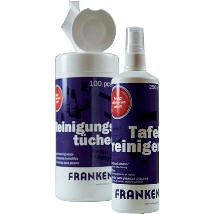 FRANKEN Reinigungstücher in der Spenderdose mit 100 Tüchern, Z1920, Feuchte Reinigungstücher – Bild 2