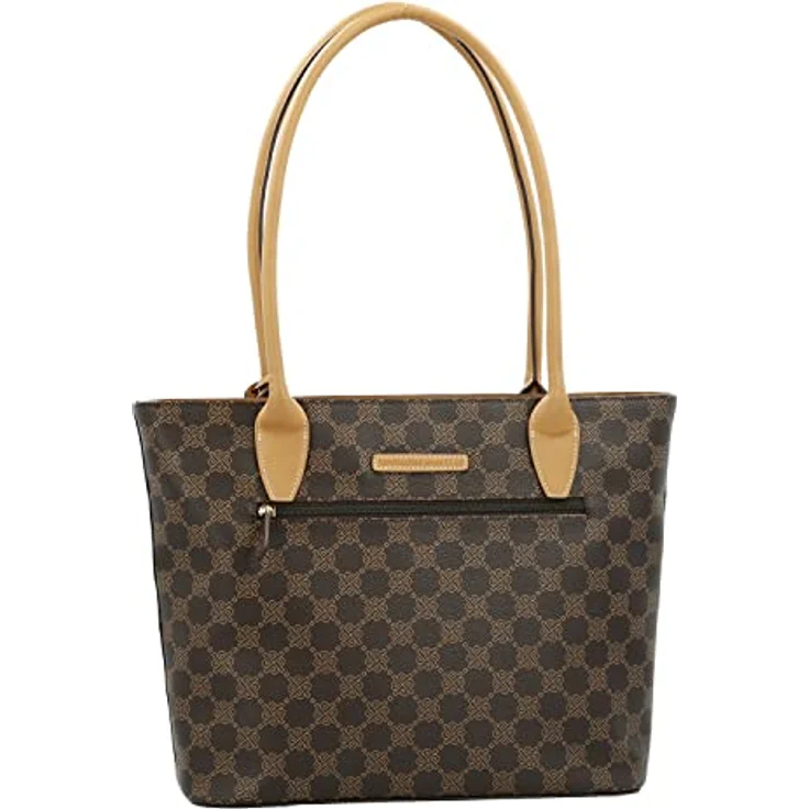 Picard Shopper Euphoria, geräumige Handtasche aus pflegeleichtem Kunstleder, braun – Bild 4