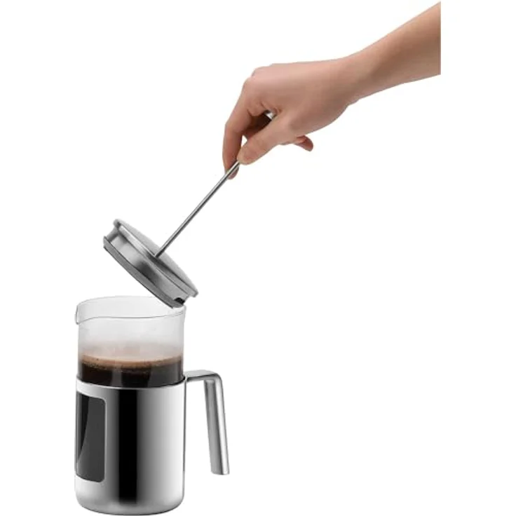 WMF Coffeepress Kult French Press Kaffeebereiter für acht Tassen Cromargan Edelstahl rostfrei mattiert – Bild 6