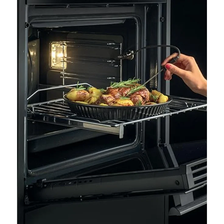 Haier I-TOUCH Serie 6 HWO60SM6T5BD, Einbau-Backofen mit Heißluft, Grill, TFT Touch Bedienung, Katalyse Selbstreinigung, Wi-Fi Funktion, Bratenthermometer, 60 cm, 4-fach Türverglasung – Bild 5