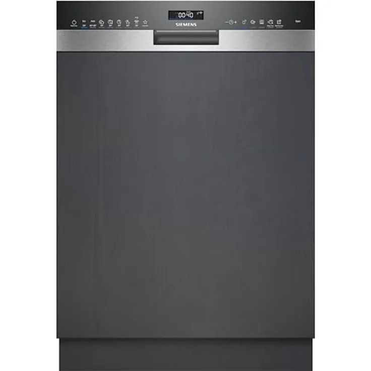 Siemens iQ500, Teilintegrierter Geschirrspüler, 60 cm, Edelstahl, SN55ZS07CE