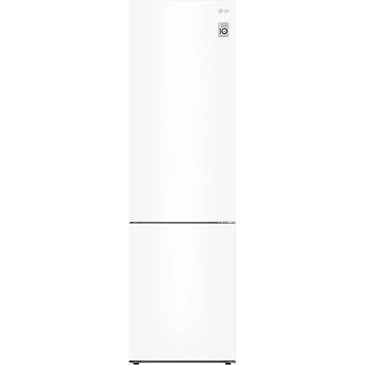 LG GBP62SWNAC, Klasse A, 384 L, Kühl-/ Gefrierkombination, Frische Features, Kühlschrank mit Gefrierfach und Innendisplay, DoorCooling+, LINEARCooling, 59,5 x 203 x 67,5 cm ꟷ Super White – Bild 1