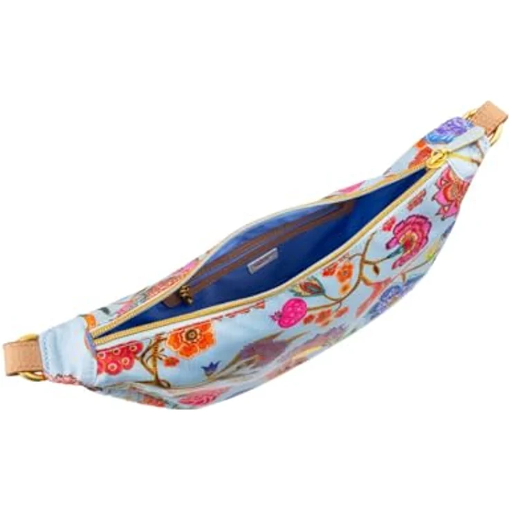 Oilily Honey Schultertasche, 30 cm, praktische Handtasche aus robustem Polyester, Blau – Bild 4