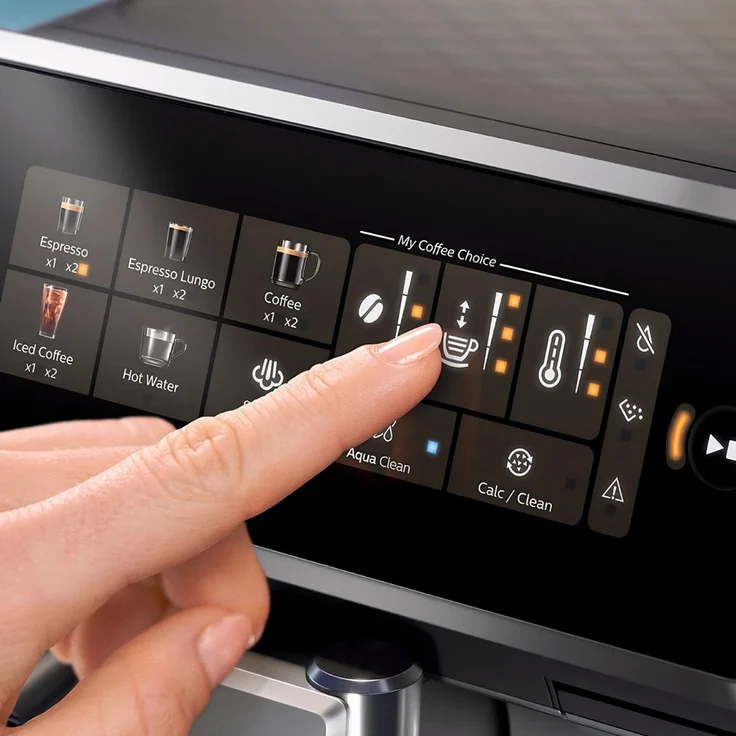Philips Kaffeevollautomat 3300 Series Vollautomatische Espressomaschine - 6 Getränke, Kaffeeautomat Cafemaschine Kaffeemaschine mit Mahlwerk Vollautomat Cafe, Schwarz – Bild 2