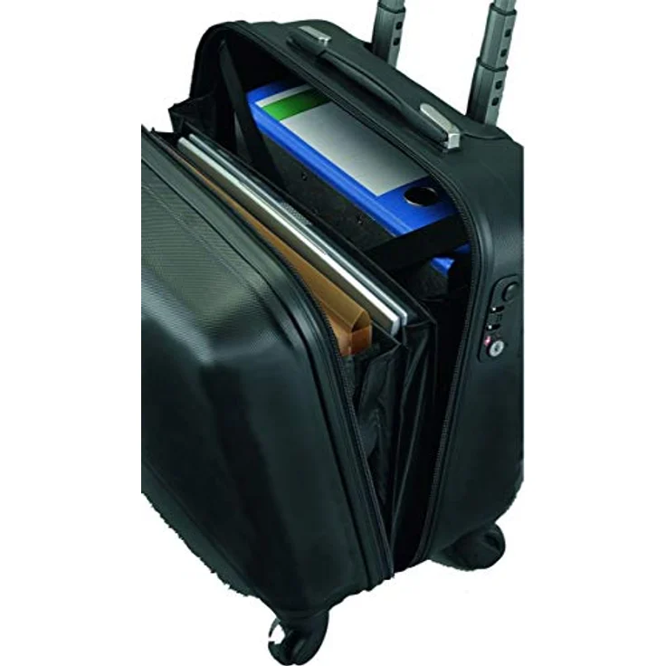 Lightpak 949763 - Trolley-Koffer ABS 4 Räder 2 en 1, schwarz – Bild 3