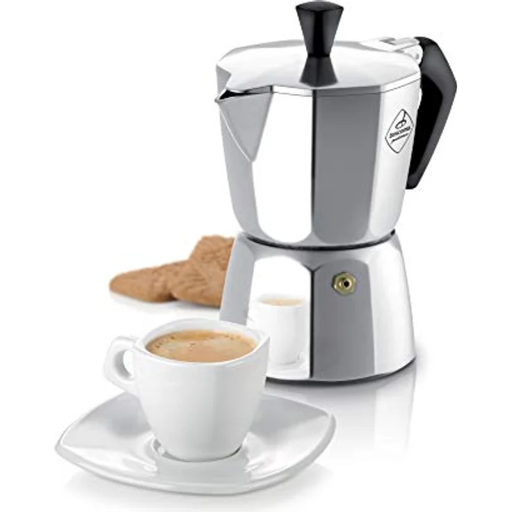 Tescoma Espressokocher, Silber-schwarz, 13 cm – Bild 3