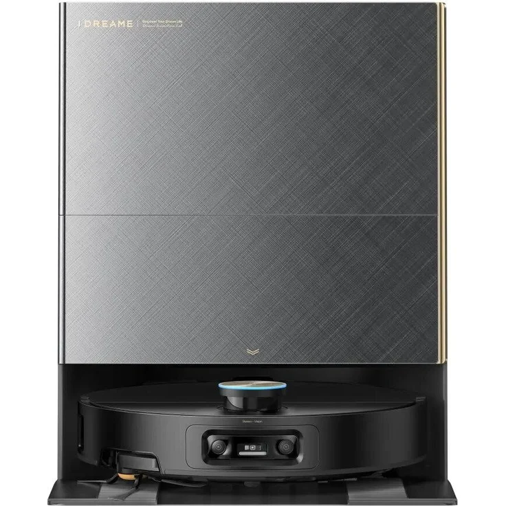 Dreame Roboterstaubsauger DREAME X60 ULTRA COMPLETE RLX87DE BLK, kompakt mit 35.000 Pa Saugkraft und Multifunktionsstation, schwarz