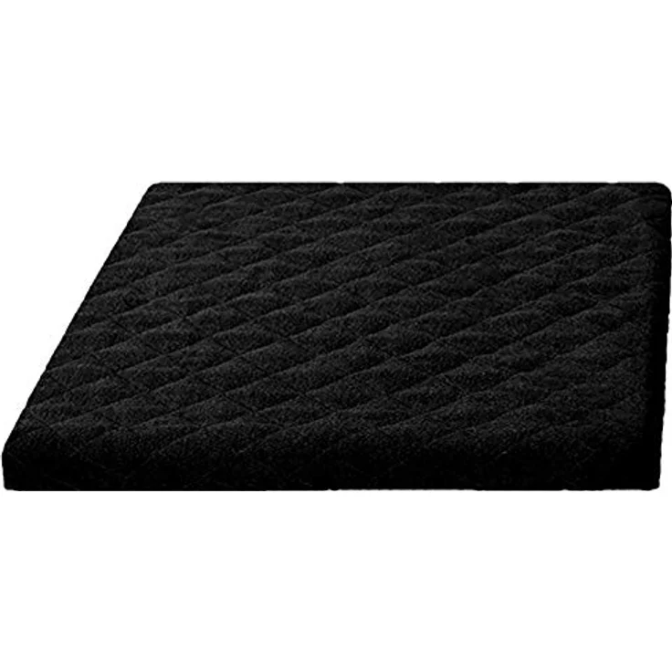 Brandsseller Waschmaschinenbezug & Trocknerbezug 60x60 cm, gepolsterte Schutzhülle mit Gummizug, Schwarz – Bild 1