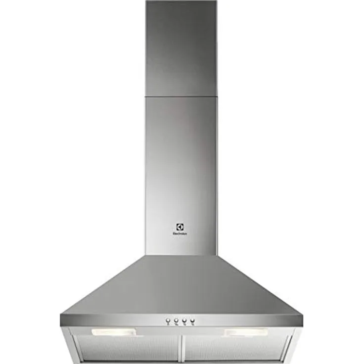 Electrolux LFC316X Dunstabzugshaube, 420 m³/h, Wandmontage, Edelstahl, Abluft/Umluft, Energieeffizienzklasse D, 66 dB