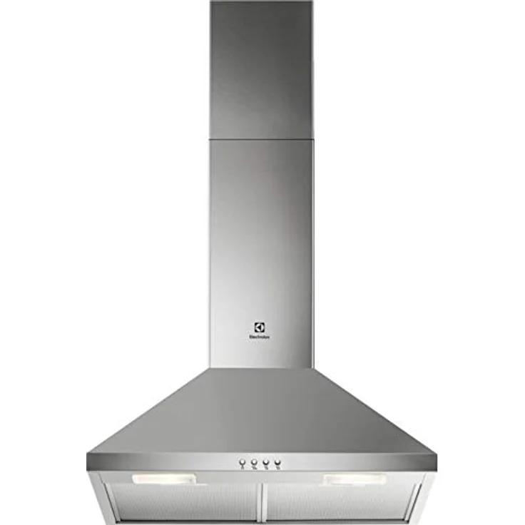 Electrolux LFC316X Dunstabzugshaube, 420 m³/h, Wandmontage, Edelstahl, Abluft/Umluft, Energieeffizienzklasse D, 66 dB – Bild 1