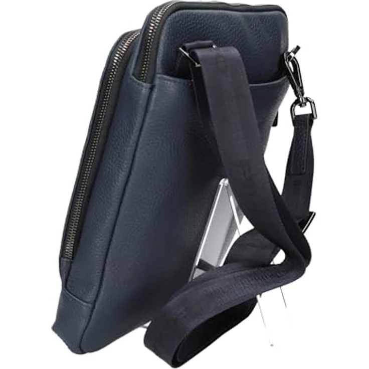 PIQUADRO Modus, große Ledertasche, für iPad für Herren, Blau, OneSize, aus vollnarbigem Kalbfleisch – Bild 3
