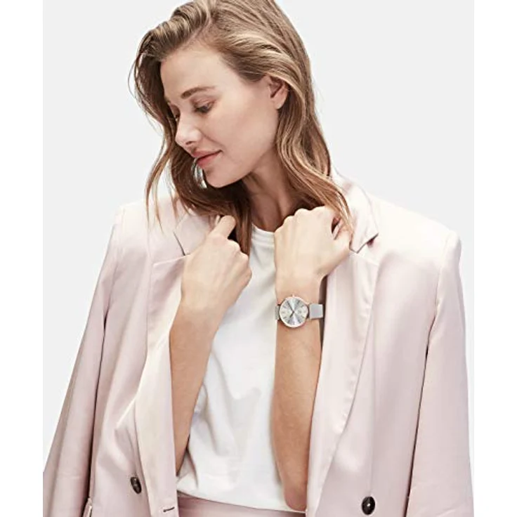 Liebeskind Berlin Damen Analog Quarz Uhr LT-0253-LQ, Edelstahlgehäuse IP Roségold, 38 mm, Echtlederarmband, Wasserdichtigkeit bis 5 bar – Bild 5