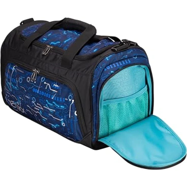 neoxx Sporttasche Move, Next Level, 25L, aus recyceltem Material mit Schuhfach, schwarz – Bild 2
