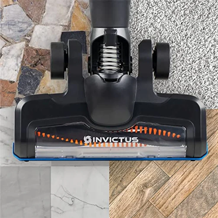 Genius Invictus M7 2 in 1 Akkustaubsauger Handstaubsauger Beutellos mit Tierhaarbürste Wishfunktion BLDC Motor Drehgelenk Freistehend (Set 8-TLG.) – Bild 3