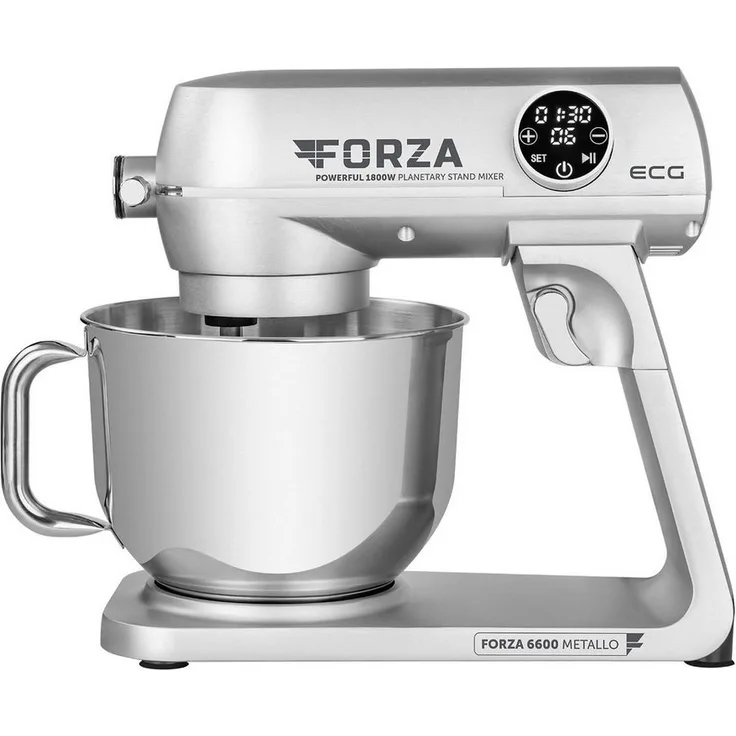 ECG Küchenmaschine FORZA 6600, Küchenmaschine aus Metall mit leistungsstarkem Kupfermotor - Preisvergleich