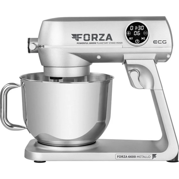 ECG Küchenmaschine FORZA 6600, Küchenmaschine aus Metall mit leistungsstarkem Kupfermotor - Preisvergleich