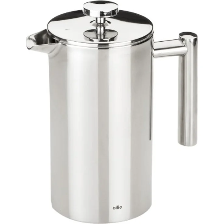 Cilio 540277 Kaffebereiter, Edelstahl, 1L