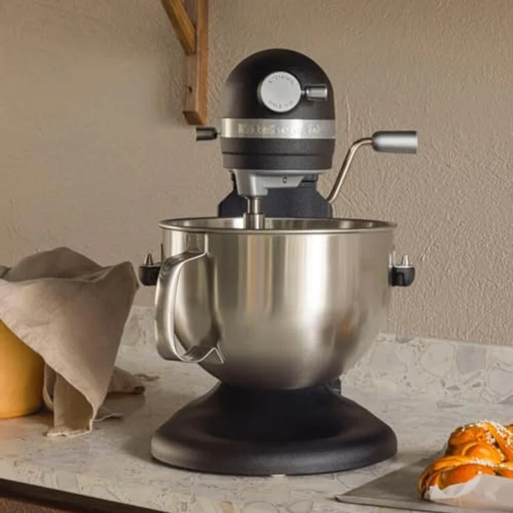 KitchenAid Küchenmaschine 5KSM70SHXEBK, 375 W, 6,6 l Schüssel - Leistungsstarke Küchenmaschine in neuem Design, knetet 3,9 kg Brotteig – Bild 9