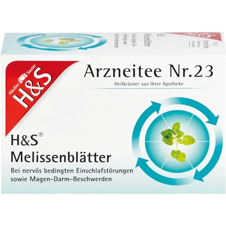 H&S Melissenblätter Filterbeutel, zart-erfrischender Arzneikräutertee, 20x1,5 g – Bild 4
