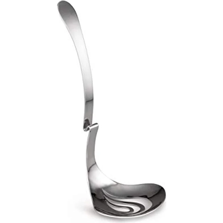 Alessi Nunziatella ESI24 - Perforierte Schöpfkelle für Mozzarella, Edelstahl 18/10, Silber – Bild 3