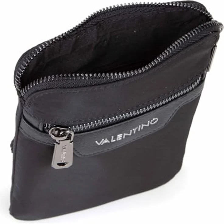 VALENTINO BAGS Cardano Crossbody Bag S, Umhängetasche in Schwarz mit stufenlos verstellbarem Schulterriemen und Zipperverschluss – Bild 4