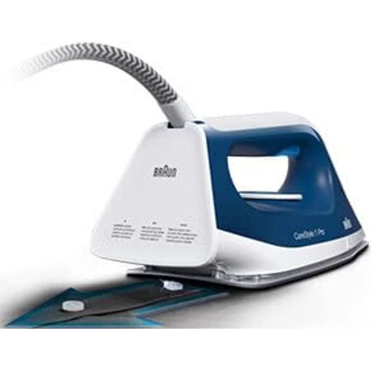 Braun Dampfbügelstation Domestic Home IS 1512 - Dampfbügelstation - blau/weiß, Advanced Steam und FreeGlide 3D Technologie – Bild 6