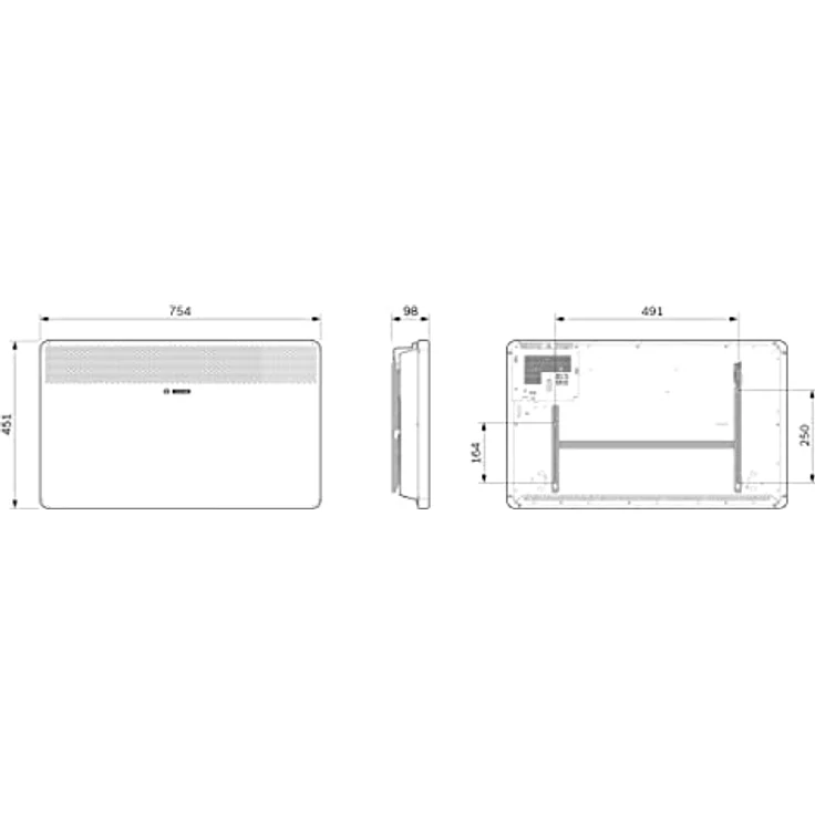 Bosch HC-4000-20, Konvektor – Bild 4