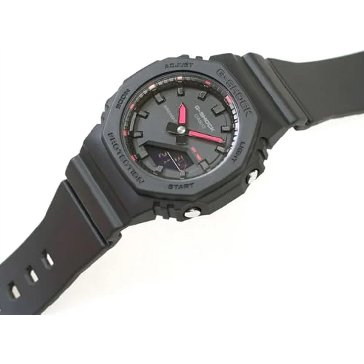 Casio G-SHOCK GMA-P2100SA-1A1ER, Armbanduhr mit strapazierfähigem Gehäuse und Edelstahlband, schwarz – Bild 5