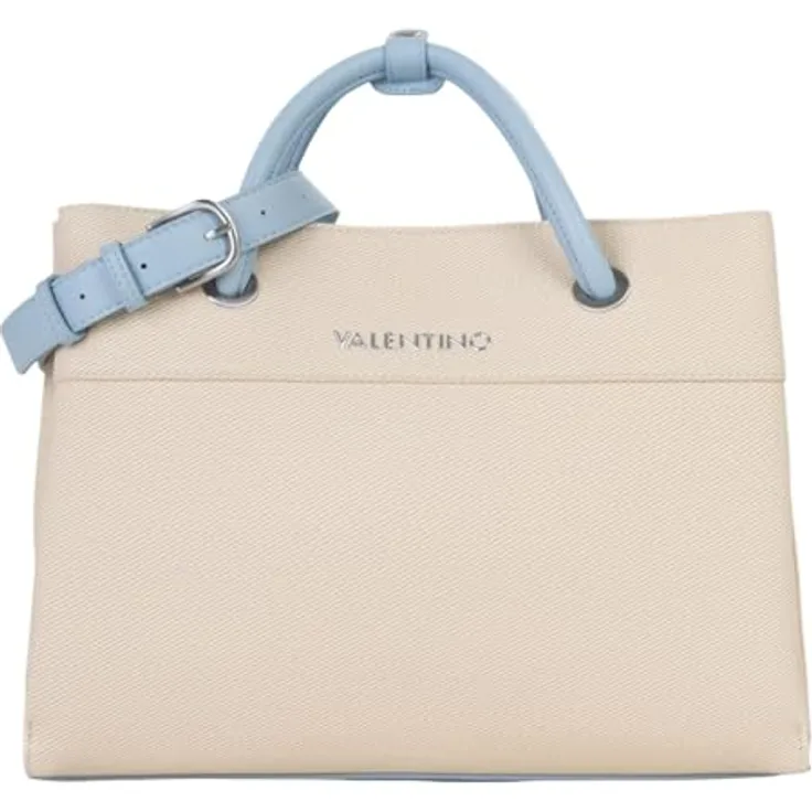 Valentino Alexia Summer Shopper Tasche, 35 cm, blau, 100% Polyurethan
