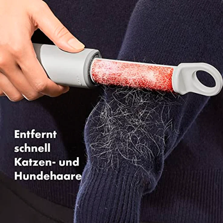OXO Good Grips Fusselbürste, wiederverwendbar, perfekt zum Entfernen von Katzen- und Hundehaaren, für alle Kleidungsarten – Bild 3