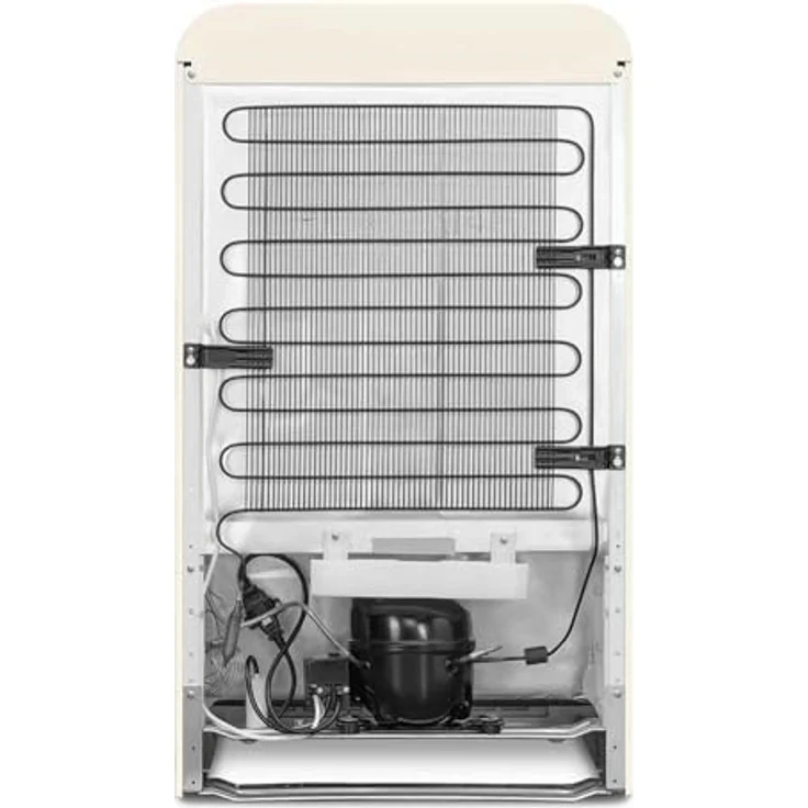 Smeg FAB10LCR6, Freistehender Kühlschrank mit Gefrierfach, 122 l, Energieeffizienzklasse D, Cremefarben – Bild 2