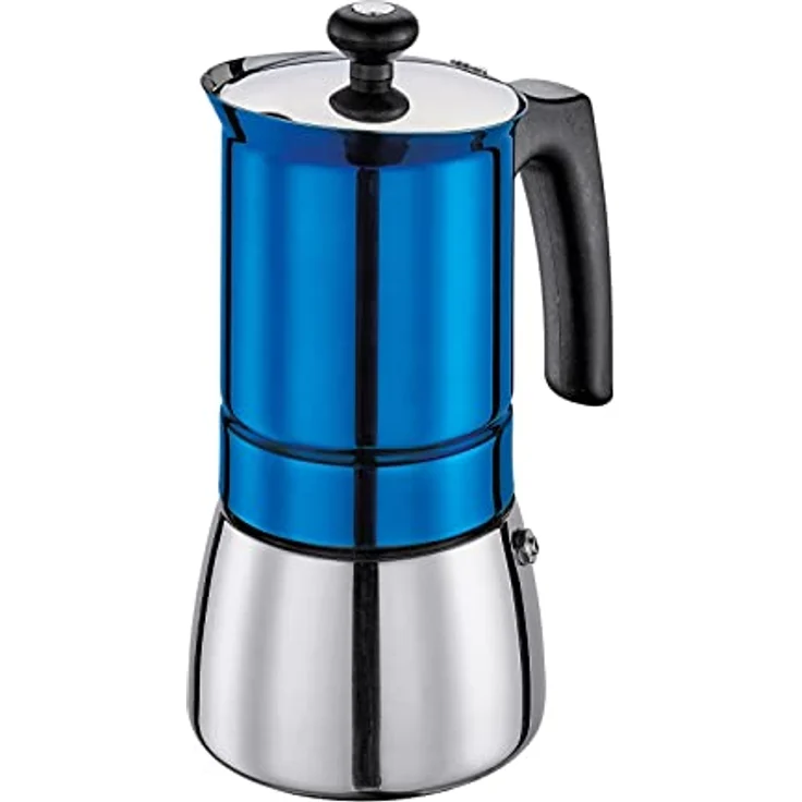 Cilio Espressokocher, Espressokanne, Blau – Bild 2