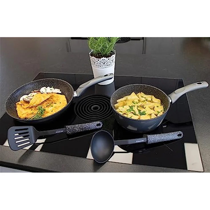 STONELINE Suppenkelle 32 cm Küchenhelfer, Kunststoff, schwarz, 31.9 x 9.9 x 5.9 cm – Bild 2