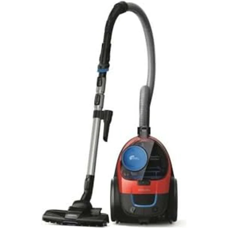 Philips Beutelloser Staubsauger FC9330-09, 1.5 liters, Schwarz, Blau, Grau, Rot – Bild 4