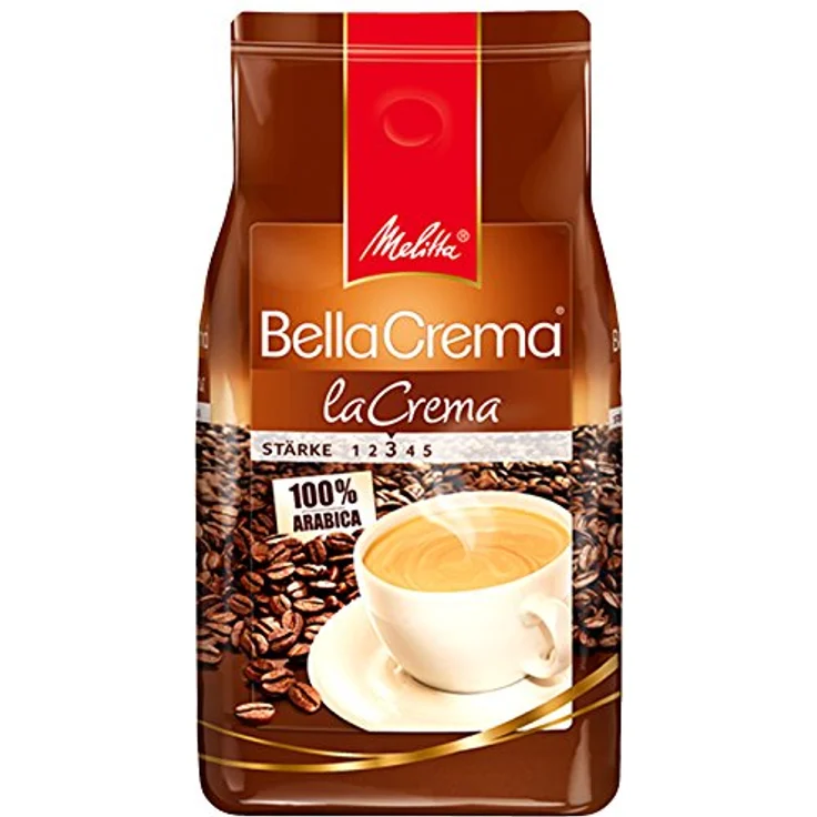 Melitta Kaffee BellaCrema LaCrema ganze Bohne, mittelstarke Kaffeebohnen, 1000g – Bild 3