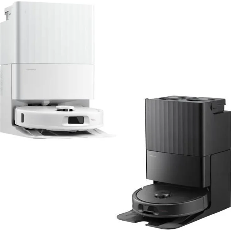 Roborock Qrevo S ProX, Beutelloser Saug- und Wischroboter, Weiß, 18.500 Pa Saugkraft, automatische Entleerung, 2,7 l Beutel