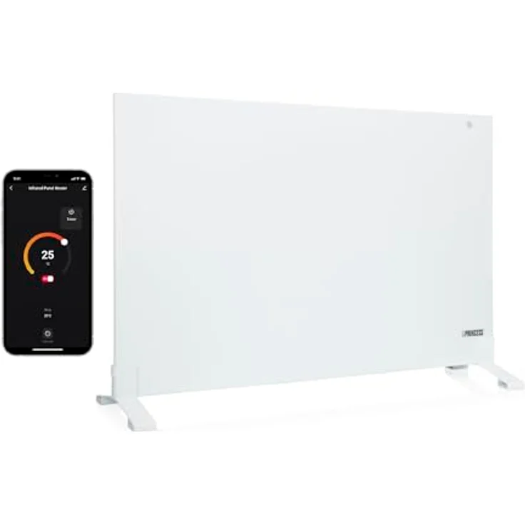 Princess Infrarot-Heizung Connected - 350 W - Programmierbar mit Thermostat - Kohlenstoffkristall-Platte – Bild 1