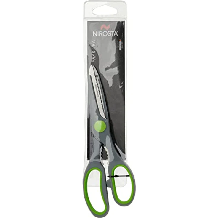 FACKELMANN Superschere mit Öffner Nirosta-Praktika 21cm in grau-grün-Silber, Klinge: Edelstahl, ca – Bild 6