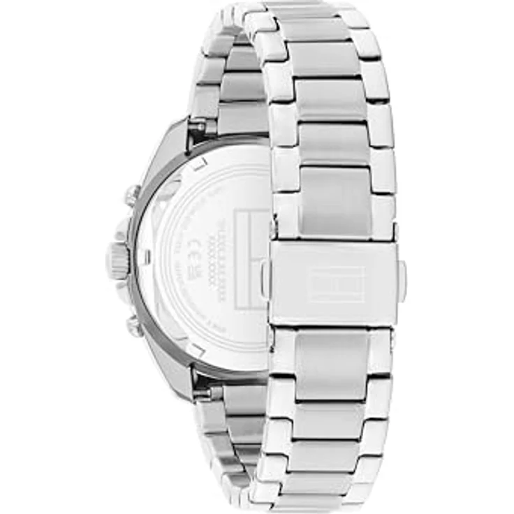 Tommy Hilfiger MELLIE 1782782, Multifunktionsuhr Damen, Quarzuhr, Edelstahlarmband, analog, graues Zifferblatt, silberfarben, mit Glassteinen – Bild 3