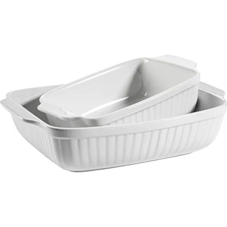Mäser 931982 Kitchen Time Auflaufform, rechteckig, weiß, 2-teilig (1 Set) – Bild 2