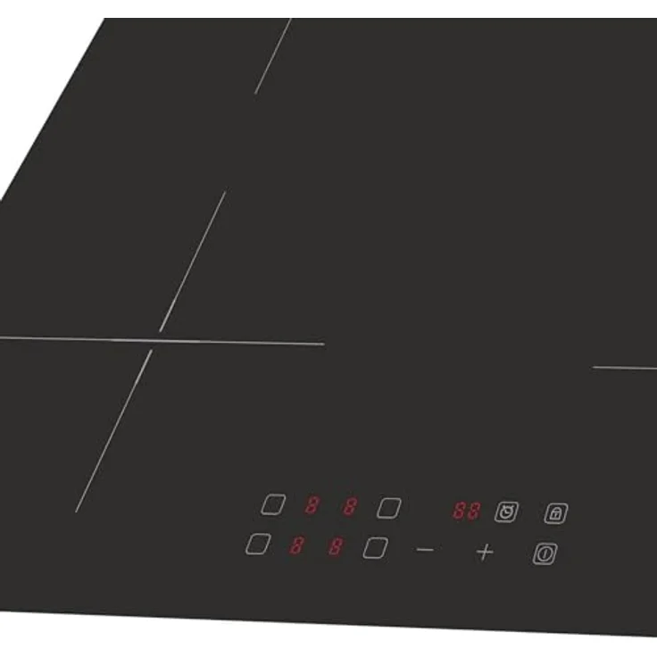 Oranier Induktionskochfeld KFI925, 60 cm autark mit 4 Kochzonen, Touch Control, matte Glaskeramik, 9 Leistungsstufen, Booster-Funktion, Topferkennung & Timer – Bild 4