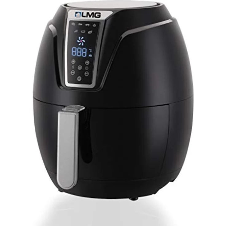 LMG Germany Heißluftfritteuse GLA610, 1400 W, 3,2 L, Touchdisplay, 7 Programme, leise, A+, spülmaschinenfest, bis 200 °C – Bild 3