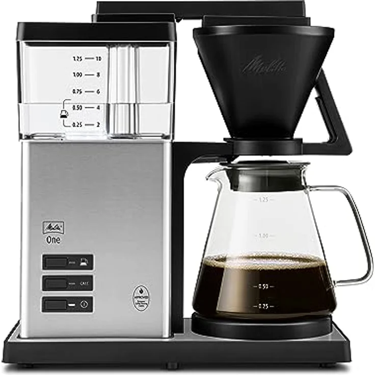 Melitta One Filterkaffeemaschine, Edelstahl - Preisvergleich – Bild 1