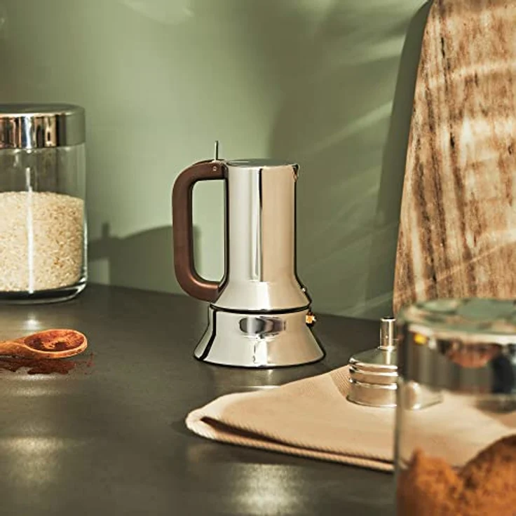 Alessi Espressomaschine aus Edelstahl – Bild 5